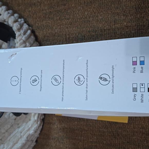 Professional Ionic Hair Dryer for Home Salon Travel -Slopehill New In Box** - Picture 4 of 6